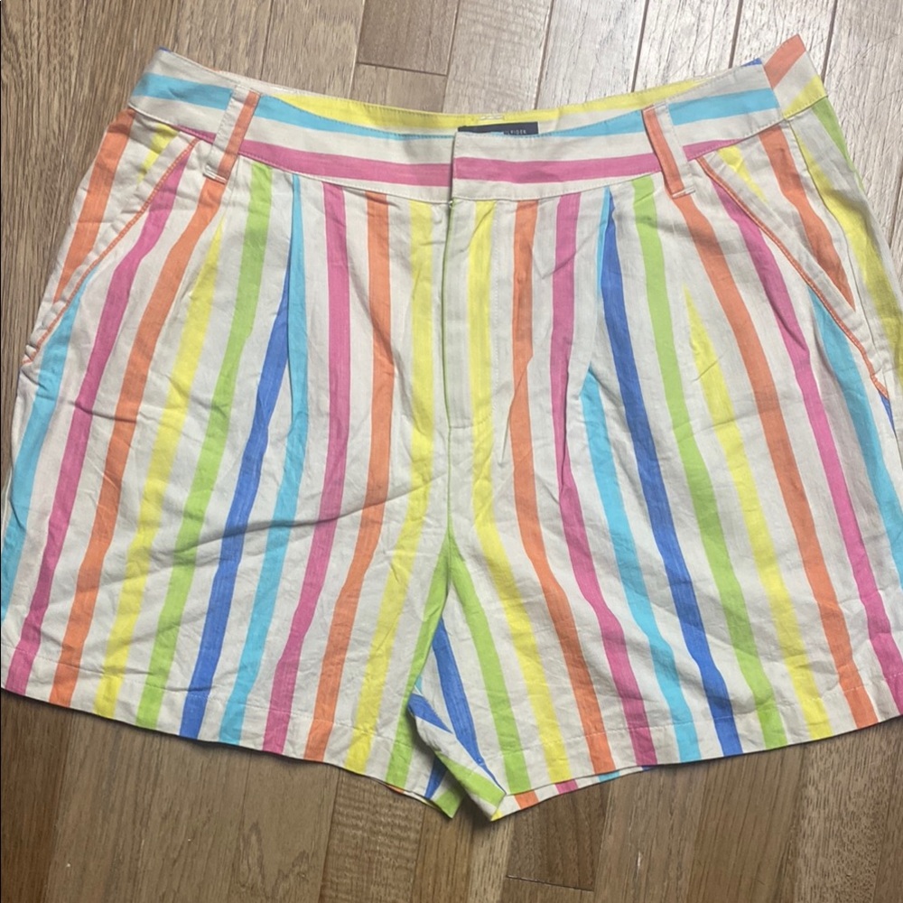 Tommy Hilfiger Red and Pink Bermuda Shorts